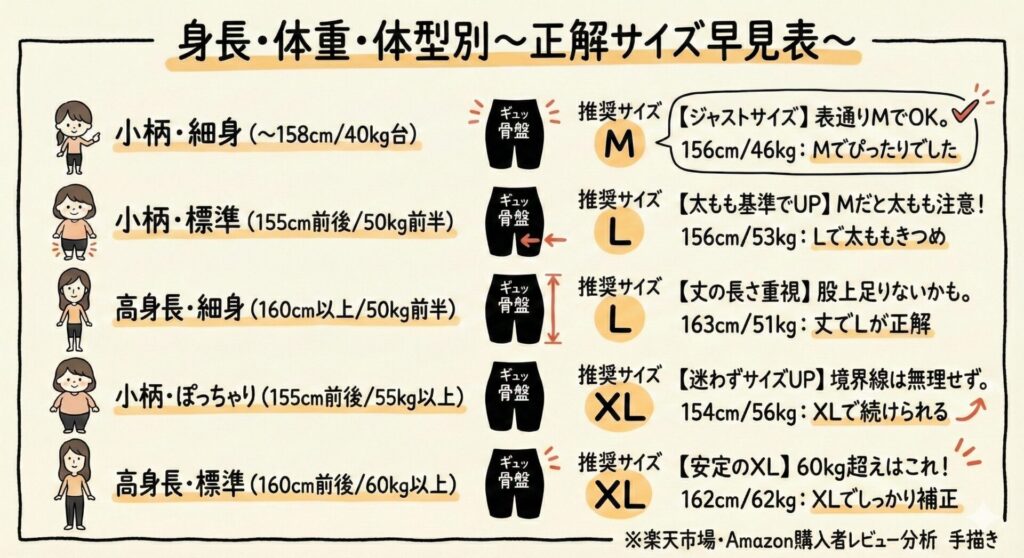 マジカルシェリー　サイズ　選び方
