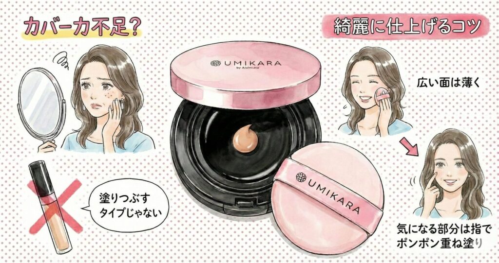 UMIKARA生ファンデーション 悪い口コミ１