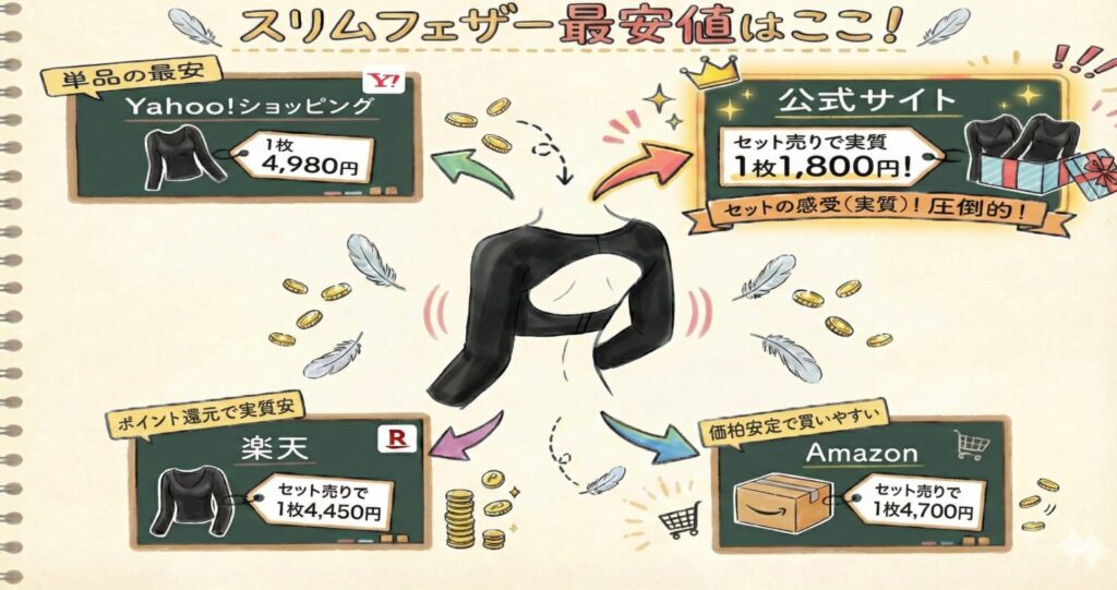スリムフェザー　最安値