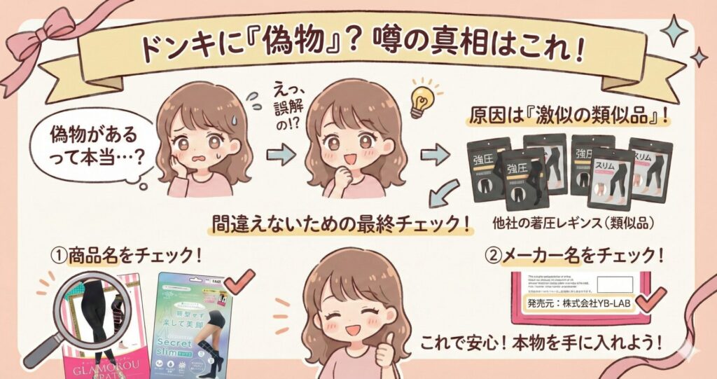 グラマラスパッツ　ドンキ　偽物