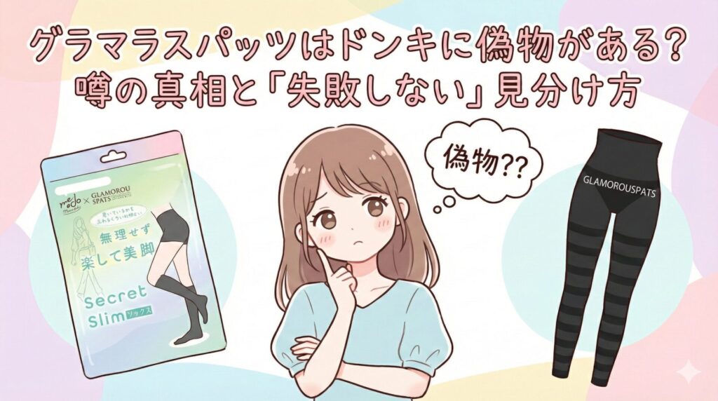 グラマラスパッツはドンキに偽物がある？噂の真相と「失敗しない」見分け方