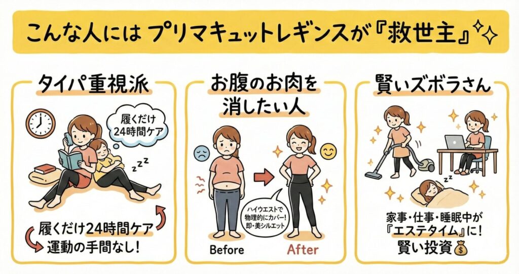 プリマキュットレギンス 口コミ