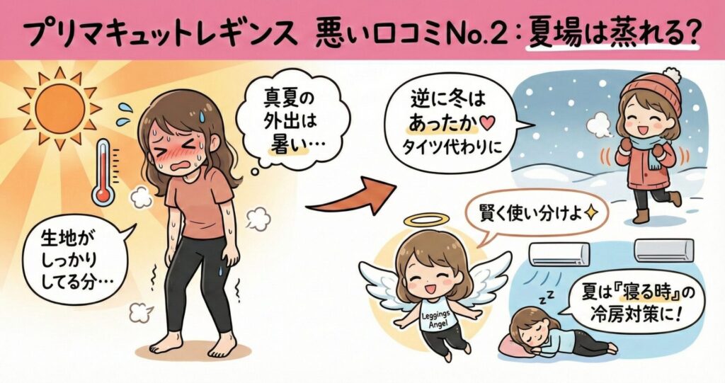 プリマキュットレギンス 口コミ 悪い口コミ