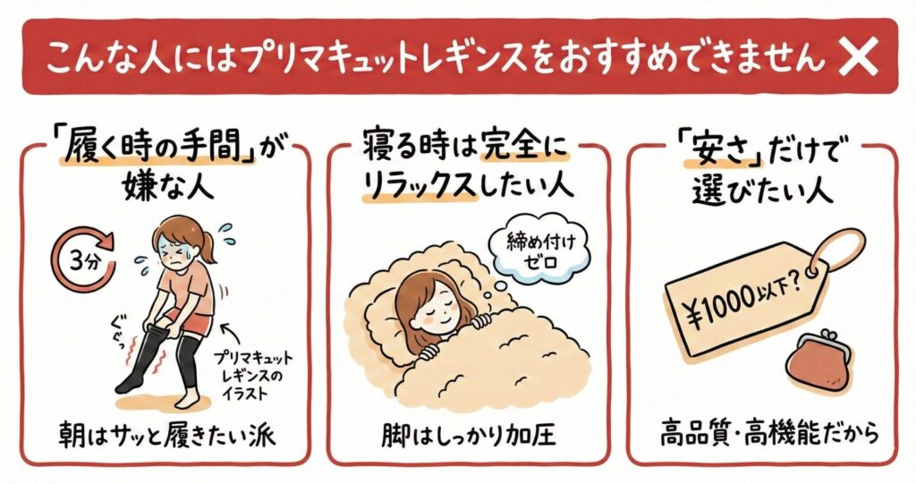 プリマキュットレギンス 口コミ